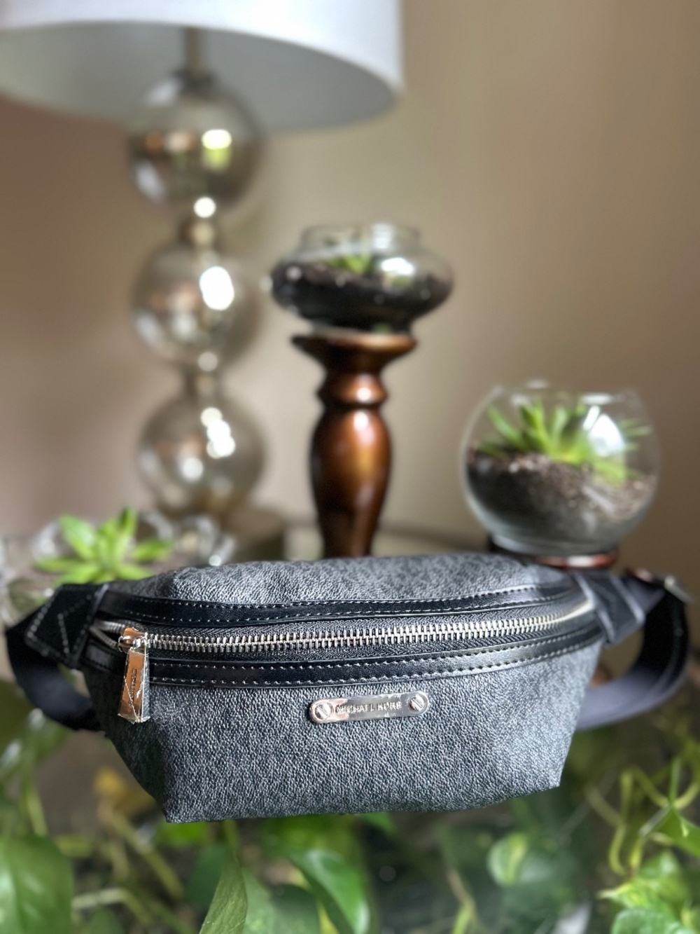 Michael Kors Black Belt Bag Waist Pack Crossbody